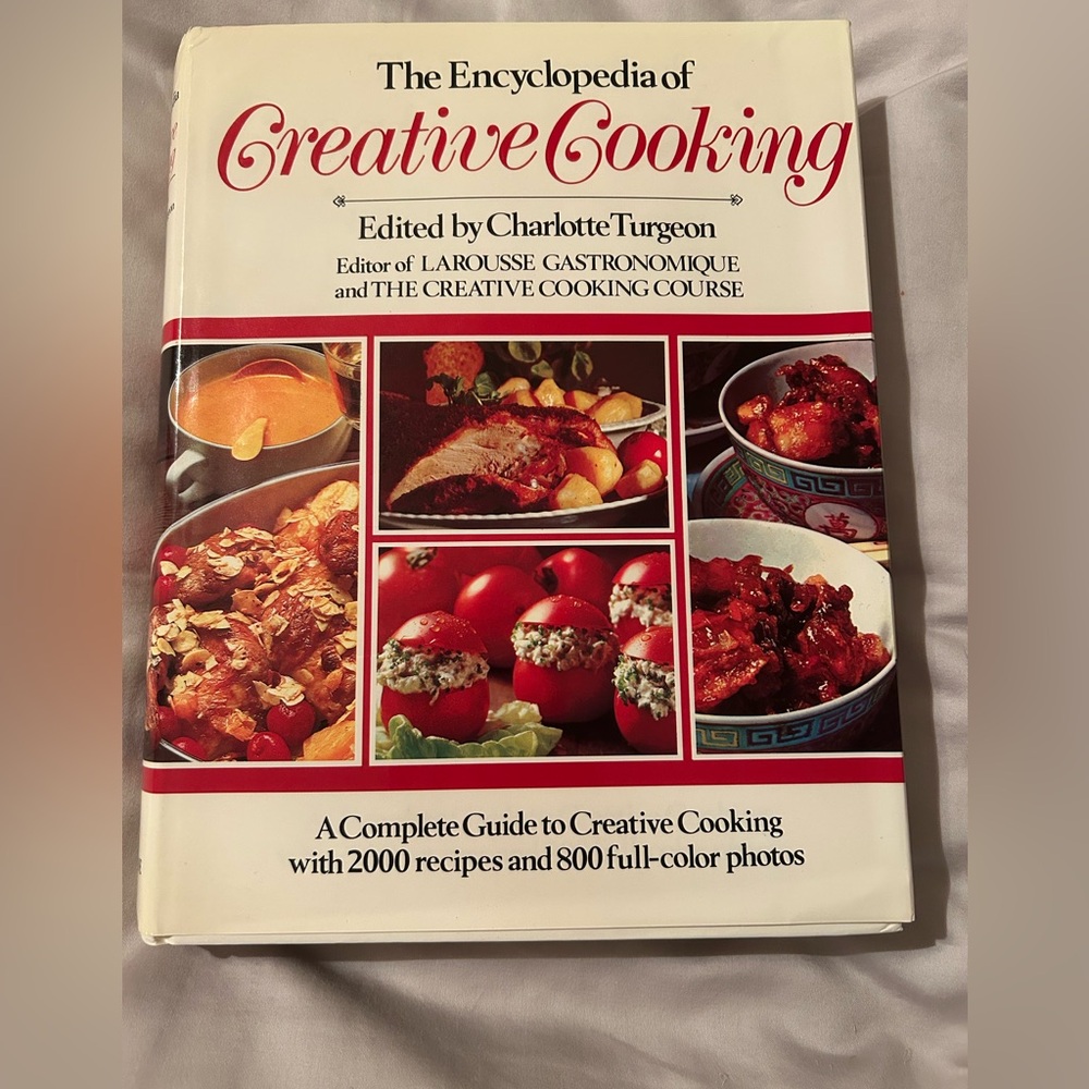 Vintage 1985 Encyclopedia Of Creative Cooking Hardcover Excellent Condition